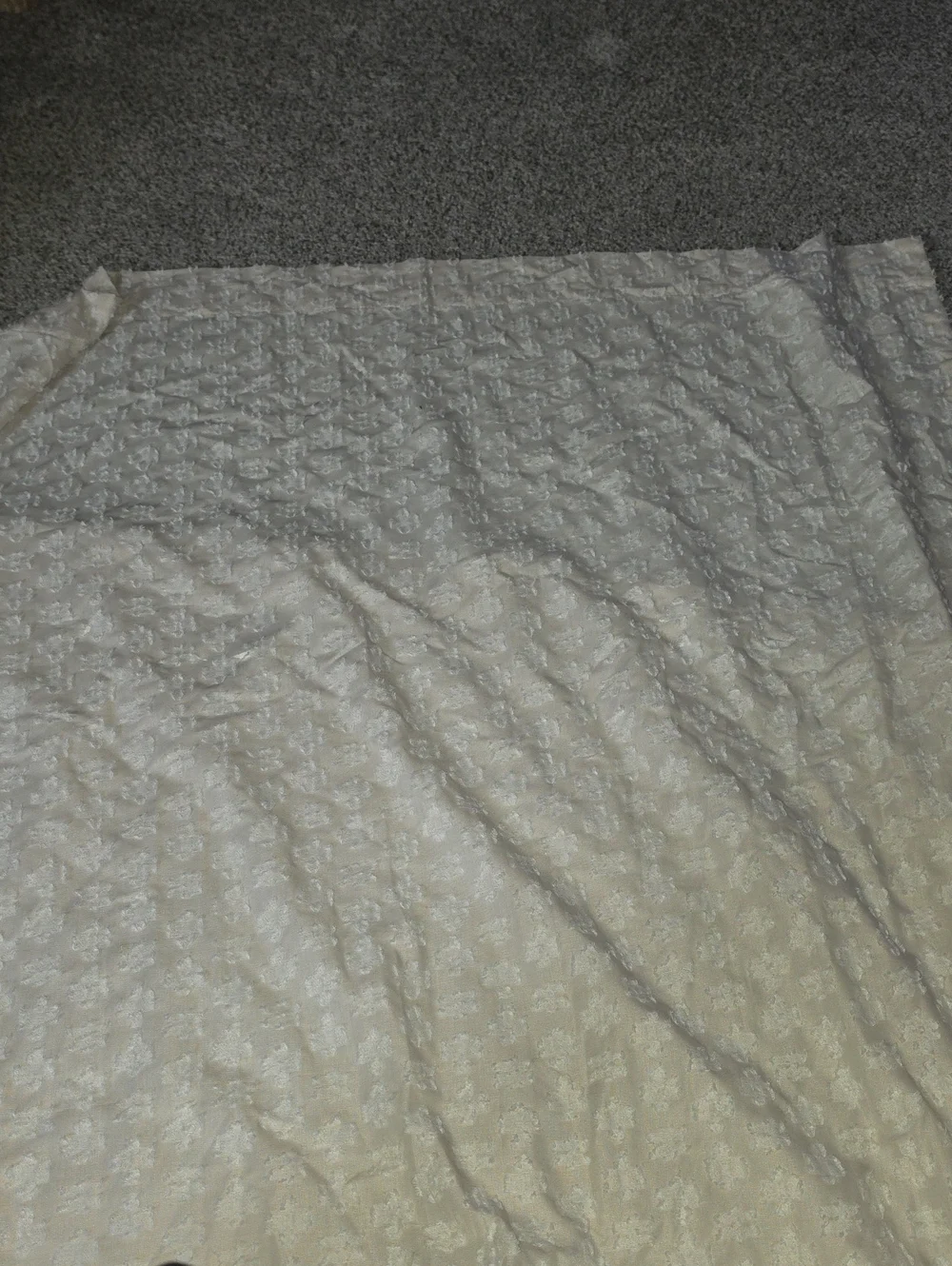Threshold clipped texture light filtering natural 84 x 50 curtain panel